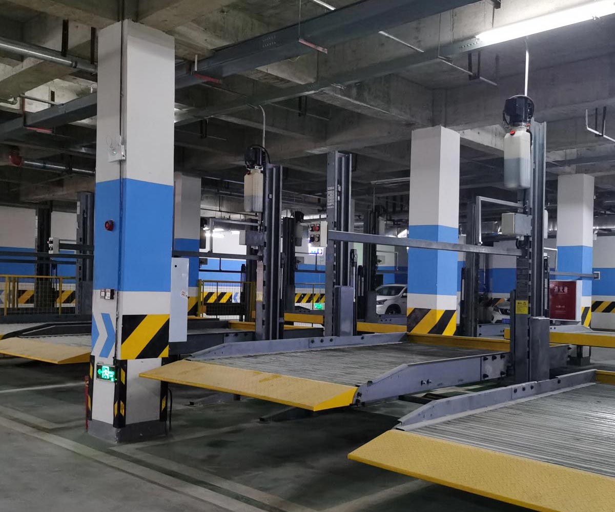 東坡4柱機械式立體車庫回收