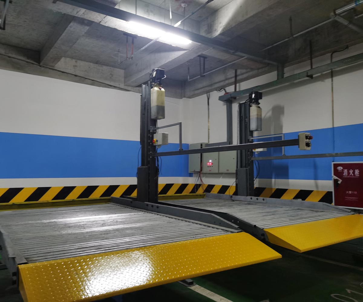 遂寧二層升降式機(jī)械停車庫